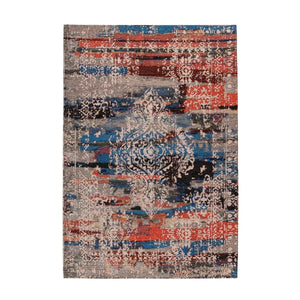 Teppich – Multi Rot Polyester, Vintage Muster, Pflegeleicht Design, 180 cm - Charme 425 | Kayoom