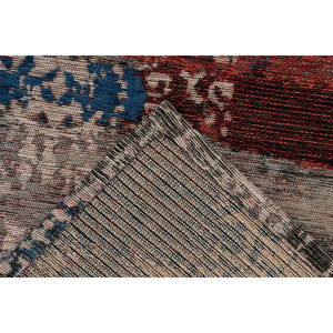 Teppich – Multi Rot Polyester, Vintage Muster, Pflegeleicht Design, 180 cm - Charme 425 | Kayoom