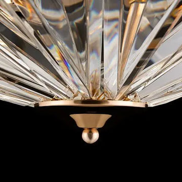 Ceiling Light Gold Crystal Facets 6× E14 – Facet | Maytoni
