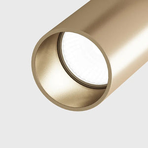 Deckenleuchte – Schwarz-Goldenes Aluminium, 10 W GU10, Verstellbarer Spot, Höhe 28 cm - Elti | Maytoni