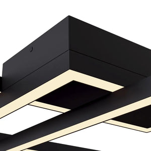 Ceiling light black-white LED 80W warm white – MOD015CL-L80B | Maytoni