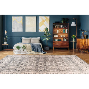 Carpet striking pattern vintage character easy-care short pile – Saphira 300 | Kayoom