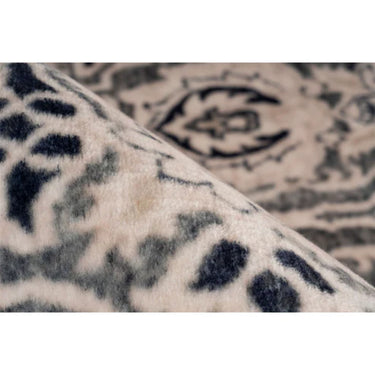 Teppich – Ornamentales Muster, Beige Farbgebung, Bordüren Design, 80 x 150 cm - Saphira 300 | Kayoom