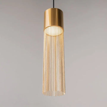Pendant Light Matt Gold Finish Opal Glass & Integrated LED – Imaginary | Maytoni