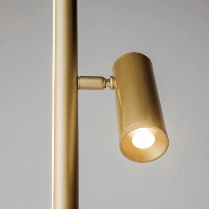 Floor lamp Metal frame Chrome finish & Crystal shade – Thin | Maytoni