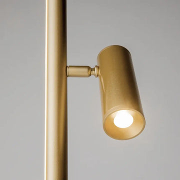 Floor lamp Metal frame Chrome finish & Crystal shade – Thin | Maytoni