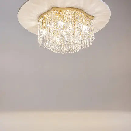 Deckenleuchte – Goldfarbenes Metall, 6-flammig, 45 cm Durchmesser - Dune | Maytoni