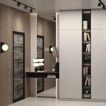 Table Lamp High-Gloss White Glass, Marble Base & Integrated LED – Kyoto | Maytoni