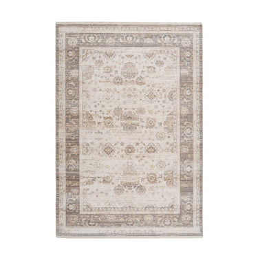 Teppich – Vintage Muster, Orientalische Ornamente, Beiger Farbton, 120 x 170 cm - Baroque 1025 | Kayoom