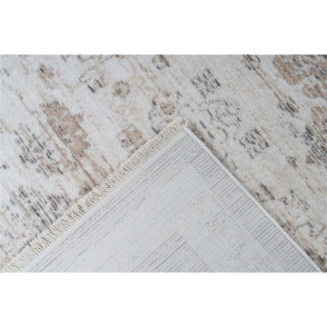 Teppich – Vintage Muster, Orientalische Ornamente, Beiger Farbton, 120 x 170 cm - Baroque 1025 | Kayoom