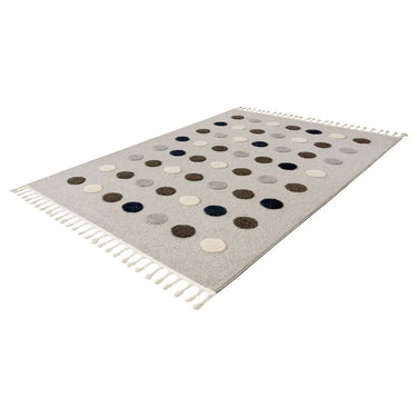 Teppich – Polypropylen Flor, Punktmuster, Mehrfarbige Akzente, 120 x 170 cm - Modena 419 | Kayoom