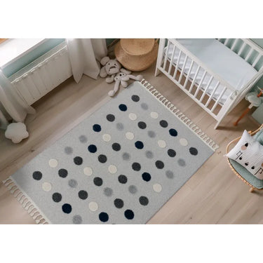 Teppich – Polypropylen Flor, Punktmuster, Mehrfarbige Akzente, 160 x 230 cm - Modena 419 | Kayoom
