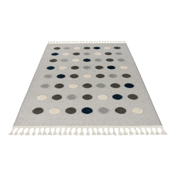 Teppich – Polypropylen Flor, Punktmuster, Mehrfarbige Akzente, 160 x 230 cm - Modena 419 | Kayoom