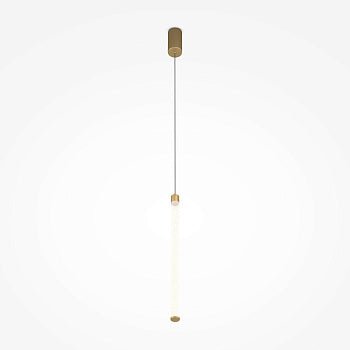 Pendelleuchte Mattgoldenes Aluminiumgehäuse mit weißem Acryl - Diffusor und integrierter LED – Arc | Maytoni - Esszett Luxury | Stilvolles Wohnen mit Charakter
