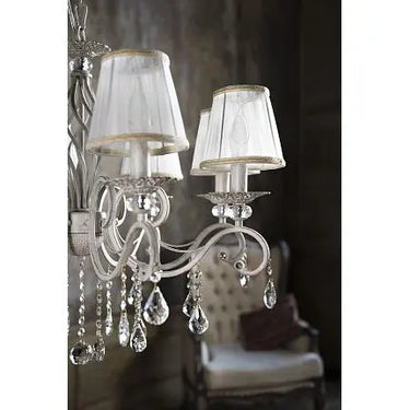Chandelier with Metal Frame & Shades & 8 E14 Sockets – Grace | Maytoni