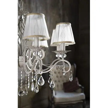 Chandelier with Metal Frame & Shades & 8 E14 Sockets – Grace | Maytoni