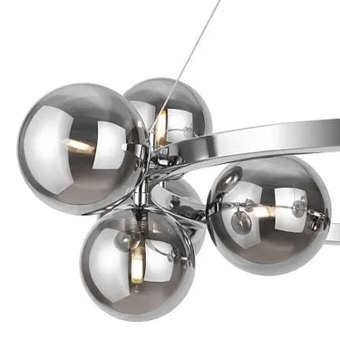 Pendelleuchte – Chromfarbe, Metall Glas, Luxuriöse Lichtwirkung - Dallas | Maytoni