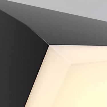 Wandleuchte mit graphitfarbenem Aluminiumgehäuse und weißem Diffusor – Brick | Maytoni - Esszett Luxury | Stilvolles Wohnen mit Charakter