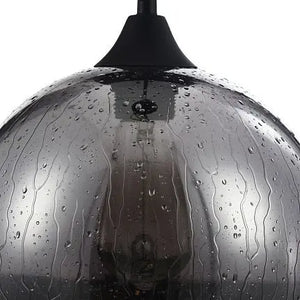 Pendant lamp with smoked glass shade and drop effect in a modern design – Bergen | Maytoni