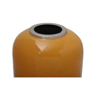 Vase Art Deco Design Metall mit goldener Kante Handgefertigt – Modell Art Deco 225 | Kayoom - Esszett Luxury | Stilvolles Wohnen mit Charakter