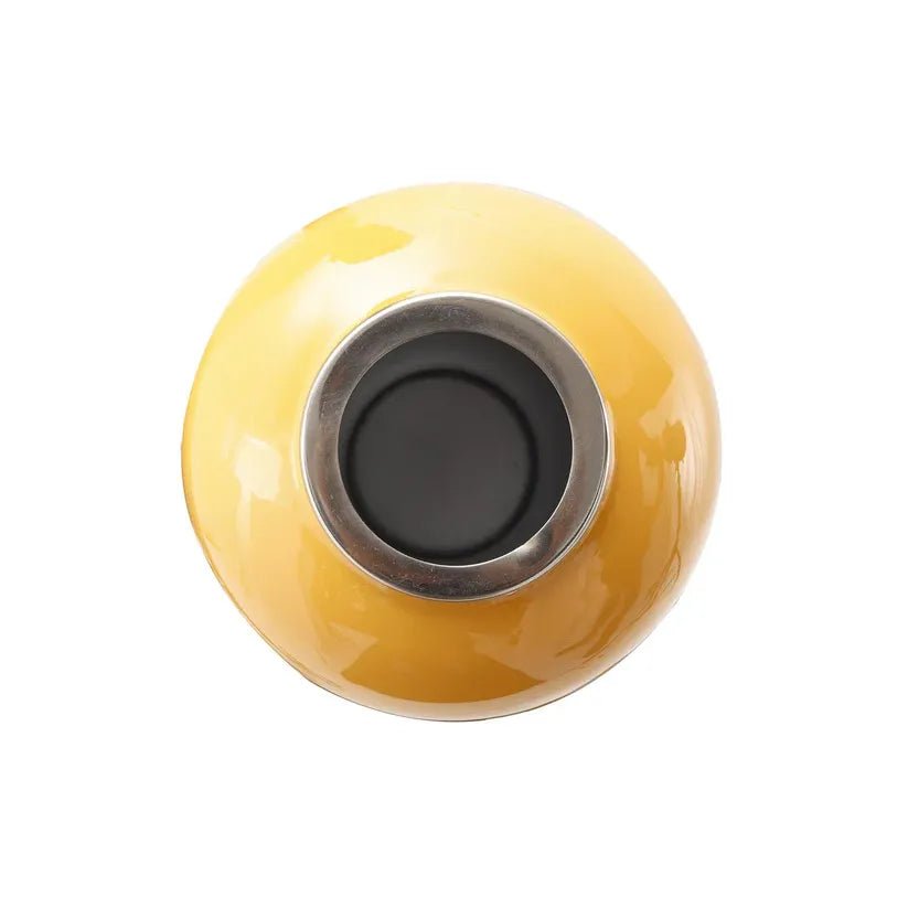 Vase Art Deco Design Metall mit goldener Kante Handgefertigt – Modell Art Deco 225 | Kayoom - Esszett Luxury | Stilvolles Wohnen mit Charakter