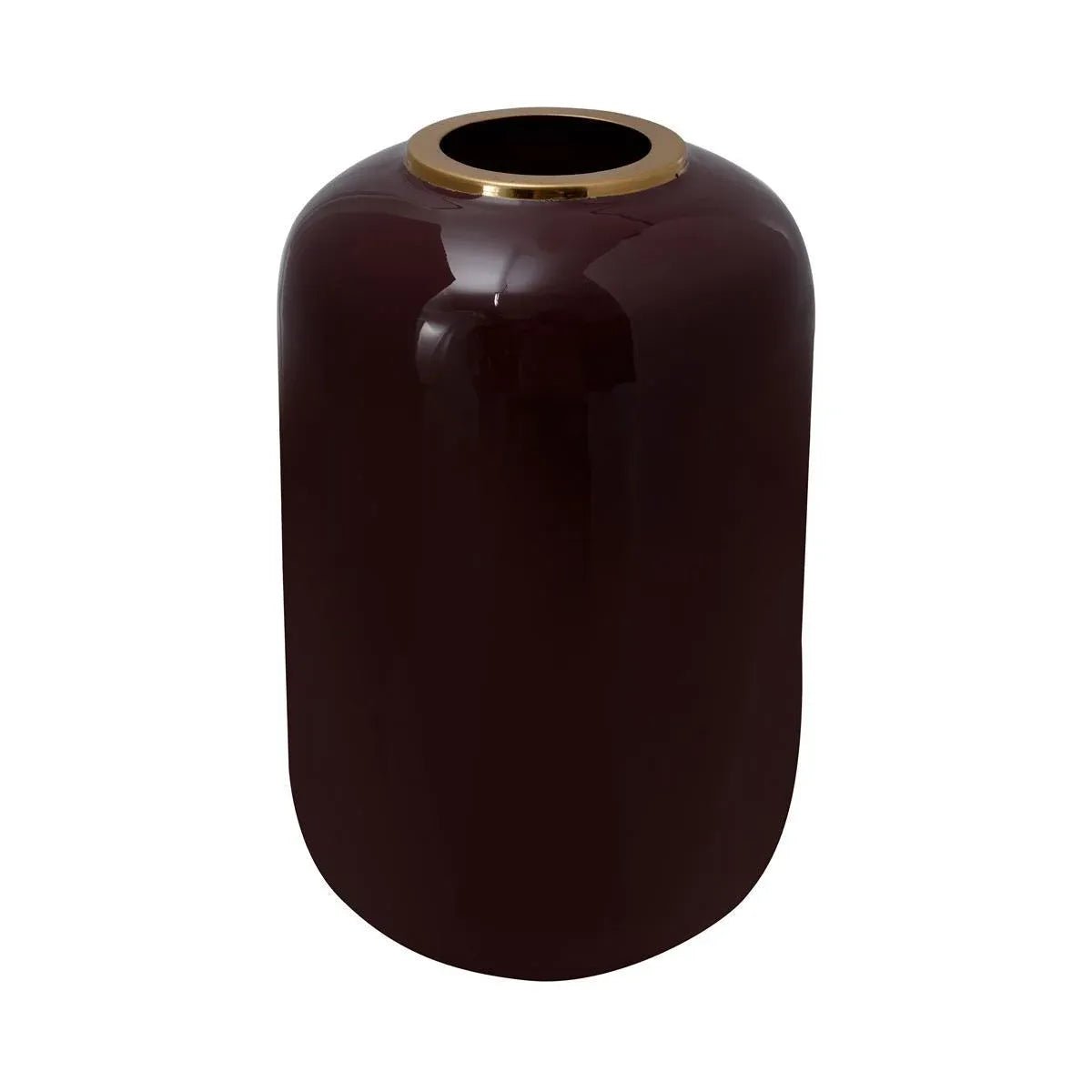 Vase Art Deco Design Metall mit goldener Kante Handgefertigt – Modell Art Deco 275 | Kayoom - Esszett Luxury | Stilvolles Wohnen mit Charakter