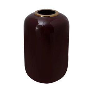 Vase Art Deco Design Metall mit goldener Kante Handgefertigt – Modell Art Deco 275 | Kayoom - Esszett Luxury | Stilvolles Wohnen mit Charakter