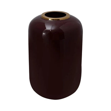 Vase Art Deco Design Metall mit goldener Kante Handgefertigt – Modell Art Deco 275 | Kayoom - Esszett Luxury | Stilvolles Wohnen mit Charakter