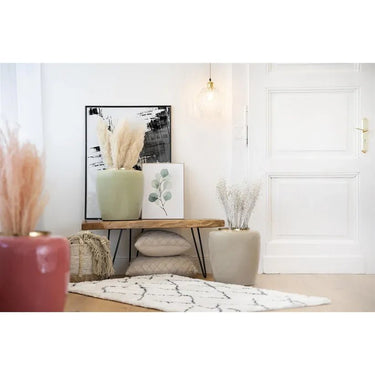 Vase Art Deco Design Metall mit goldener Kante Handgefertigt – Modell Art Deco 125 | Kayoom - Esszett Luxury | Stilvolles Wohnen mit Charakter