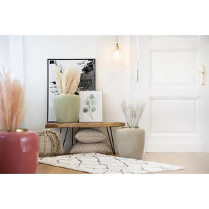 Vase Art Deco Design Metall mit goldener Kante Handgefertigt – Modell Art Deco 125 | Kayoom - Esszett Luxury | Stilvolles Wohnen mit Charakter