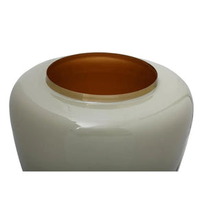 Vase Art Deco Design Metall mit goldener Kante Handgefertigt – Modell Art Deco 125 | Kayoom - Esszett Luxury | Stilvolles Wohnen mit Charakter