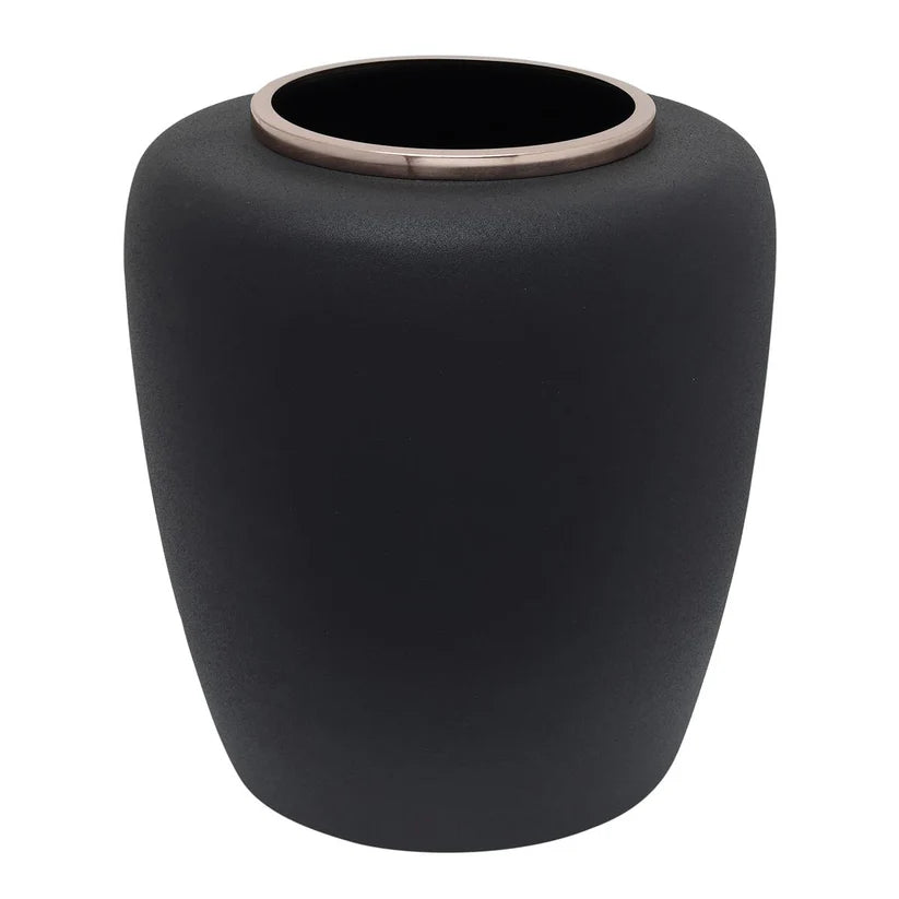 Vase Art Deco Design Eisen mit goldener Kante Handgefertigt – Modell Art Deco 2025 | Kayoom - Esszett Luxury | Stilvolles Wohnen mit Charakter