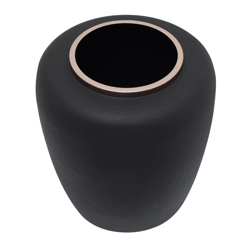 Vase Art Deco Design Eisen mit goldener Kante Handgefertigt – Modell Art Deco 2025 | Kayoom - Esszett Luxury | Stilvolles Wohnen mit Charakter