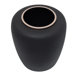 Vase Art Deco Design Eisen mit goldener Kante Handgefertigt – Modell Art Deco 2025 | Kayoom - Esszett Luxury | Stilvolles Wohnen mit Charakter