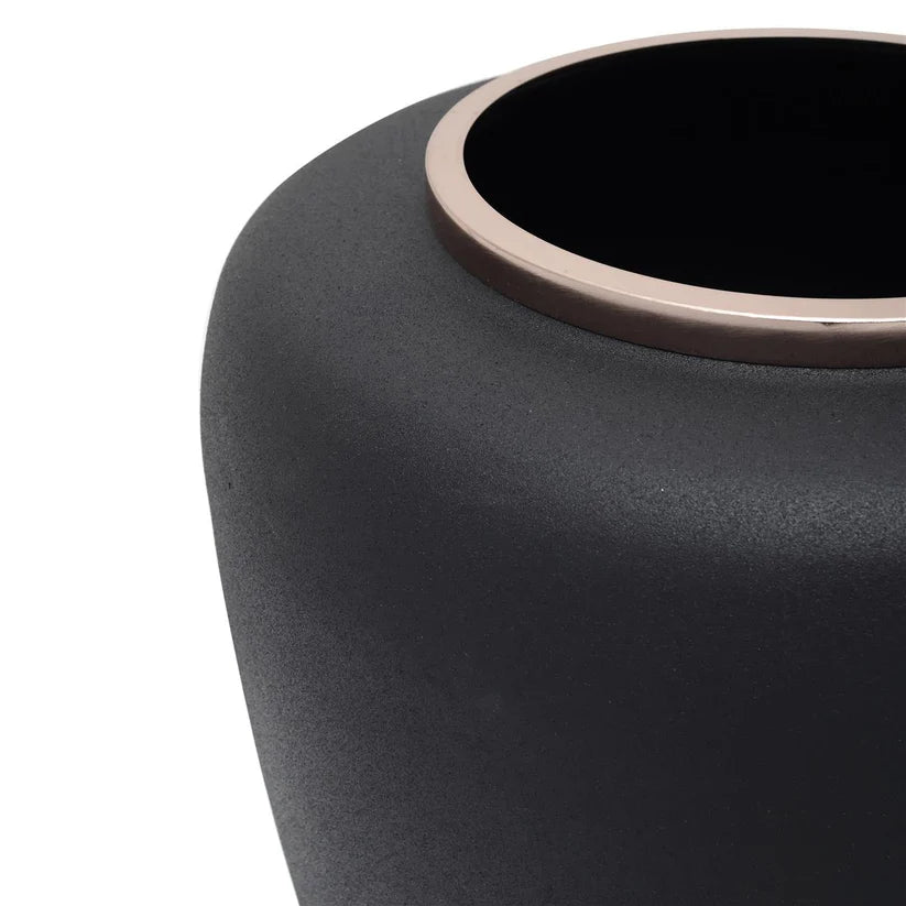 Vase Art Deco Design Eisen mit goldener Kante Handgefertigt – Modell Art Deco 2025 | Kayoom - Esszett Luxury | Stilvolles Wohnen mit Charakter