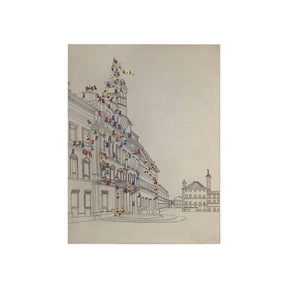 Wanddeko Öl Handgemalt Leinwand Moderner Urbaner Stil – Menschenmenge I | Kayoom - Esszett Luxury | Stilvolles Wohnen mit Charakter