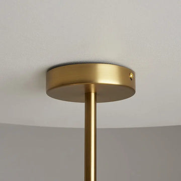 Pendant Lamp Brass & White Glass Adjustable Height & LED – Tropic | Maytoni