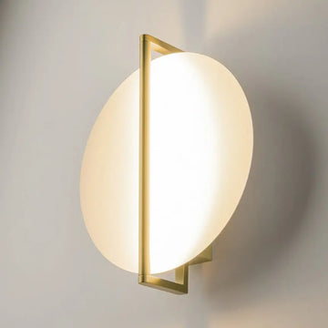 Wall light Gold, metal frame, integrated 14W LED, modern – Mira | Maytoni