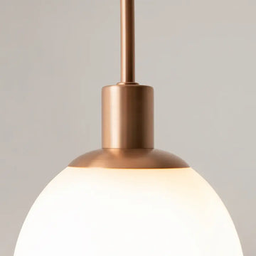Pendelleuchte – Messingfarbenes Metall, Glasschirm, 1× E14 Fassung, 40 W Leistung - Erich | Maytoni