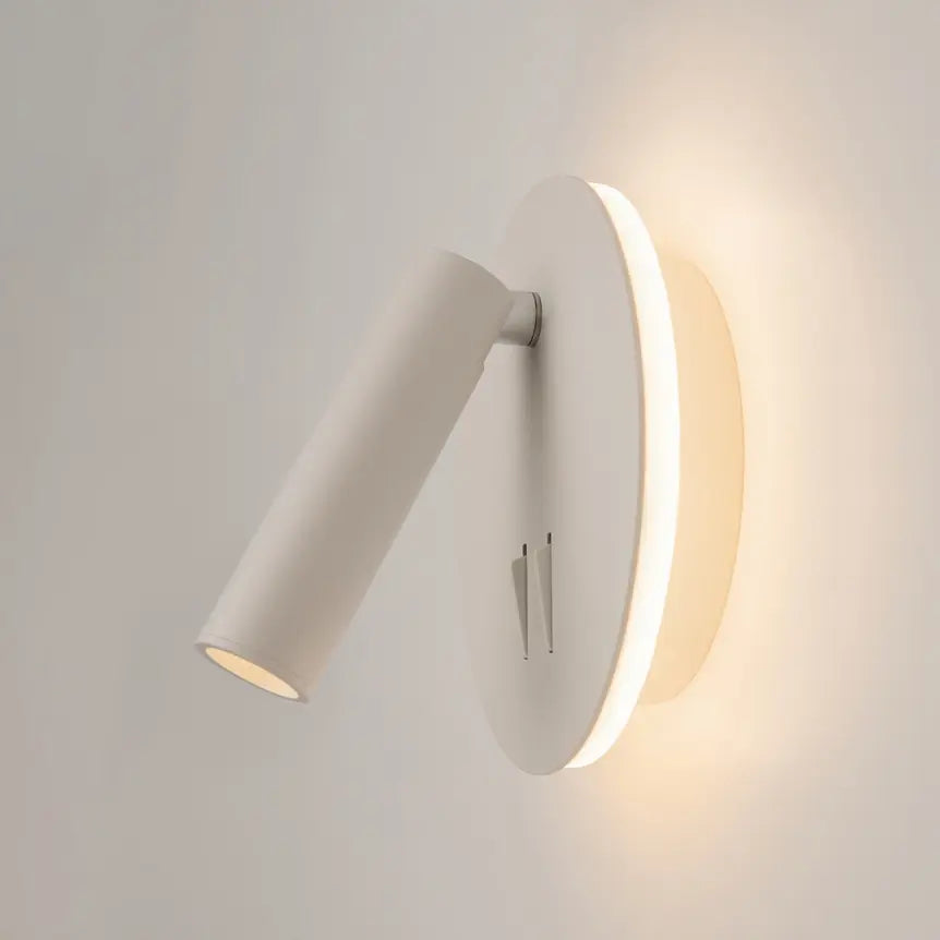 Wandleuchte – Weißes Aluminium, IP20 Schutz, Warmweiß, 14 cm Höhe - Ios 176 | Maytoni