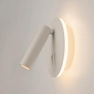 Wandleuchte – Weißes Aluminium, IP20 Schutz, Warmweiß, 14 cm Höhe - Ios 176 | Maytoni