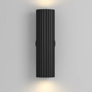 Wandleuchte – Schwarzes Aluminium, Doppel GU10, 20 cm Höhe - Calipso | Maytoni