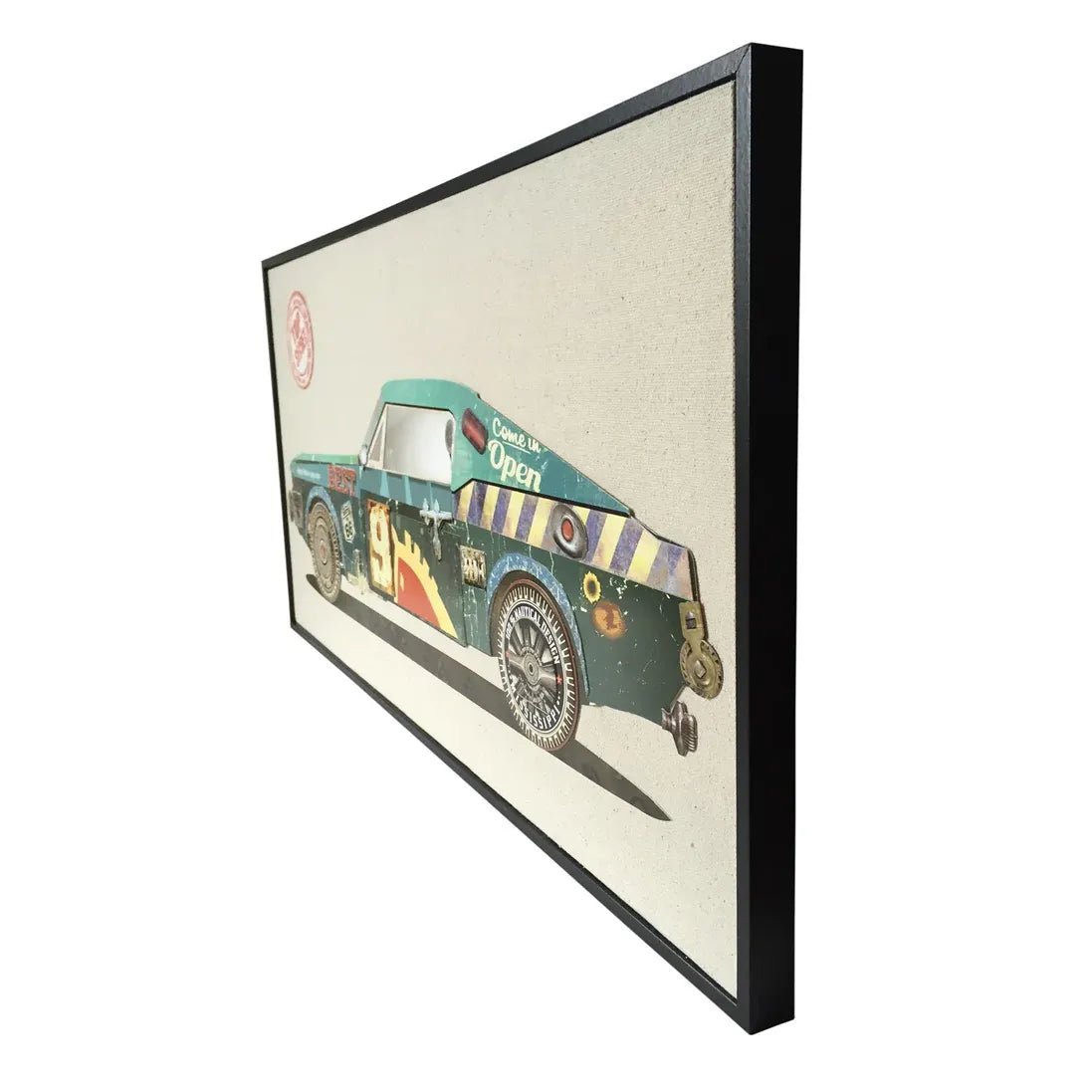 Wanddeko Papier - Collage Handgefertigt Motorsport - Motiv – Rennwagen II | Kayoom - Esszett Luxury | Stilvolles Wohnen mit Charakter