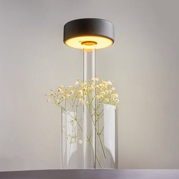 Tischleuchte Transparenter Glasfuß Touch - Dimmer & 3 W LED 3000 K – AI Collaboration | Maytoni - Esszett Luxury | Stilvolles Wohnen mit Charakter