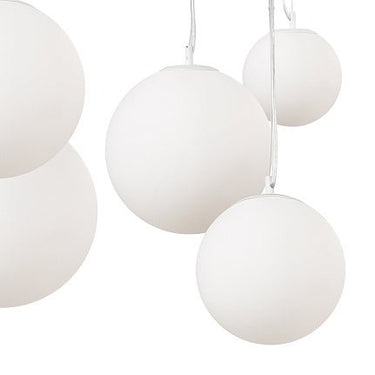 Pendelleuchte Mattweißes Metall Mattweißes Glas Cluster - Design – Basic Form | Maytoni - Esszett Luxury | Stilvolles Wohnen mit Charakter