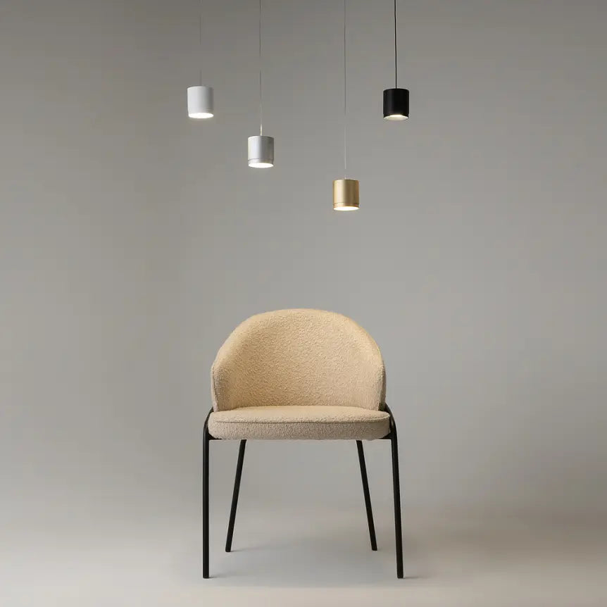 Pendelleuchte – Mattgoldenes Aluminium, 1×GX53 Fassung, 108,5 cm Höhe - Polar | Maytoni