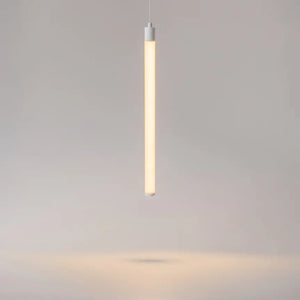Pendelleuchte – Weißes Aluminium, 10W LED, Warmweiß Licht, Ø3 cm  - Ray | Maytoni