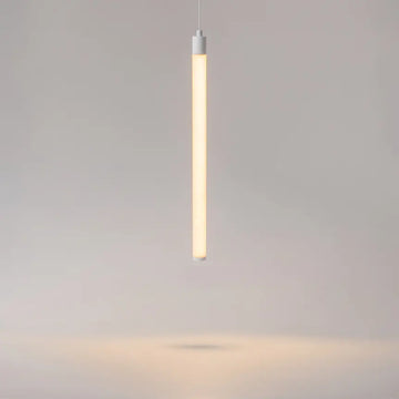 Pendelleuchte – Weißes Aluminium, 10W LED, Warmweiß Licht, Ø3 cm  - Ray | Maytoni