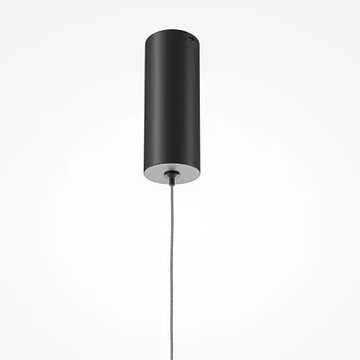 Pendant Lamp Matt Black Finish Tubular Design & Integrated LED – Halo | Maytoni