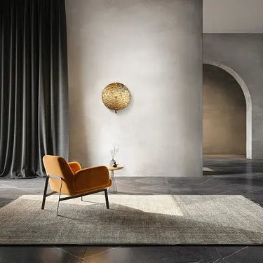Wall lamp Gold, Metal frame, Glass – Mare | Maytoni